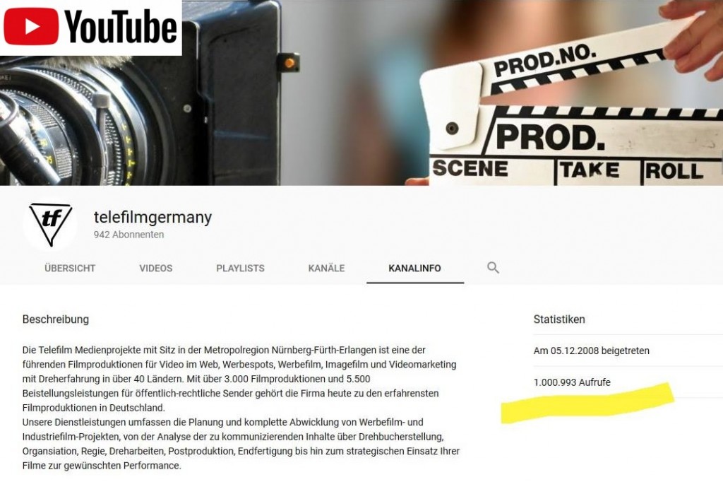 Telefilm auf YouTube