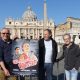 Peter Ponnath, Fritz Stiegler und Thomass Dröge in Rom (Vorstellung Mademoiselle Marie Kinofilm)