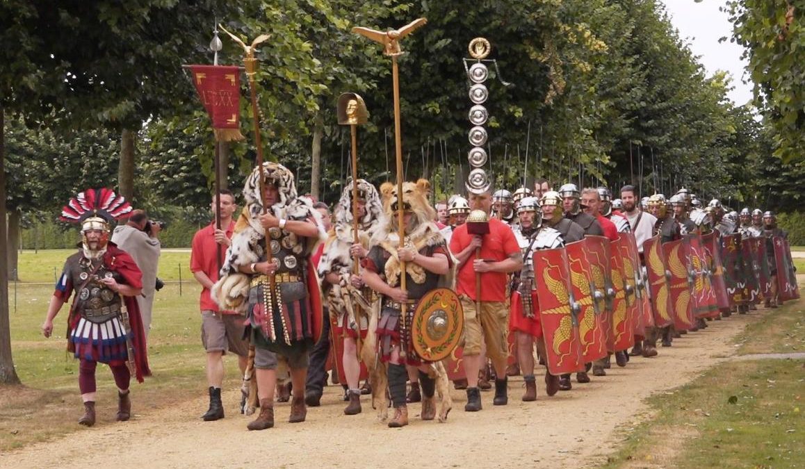 Römische Legionäre (Dreharbeiten für finnisches Fernsehen)